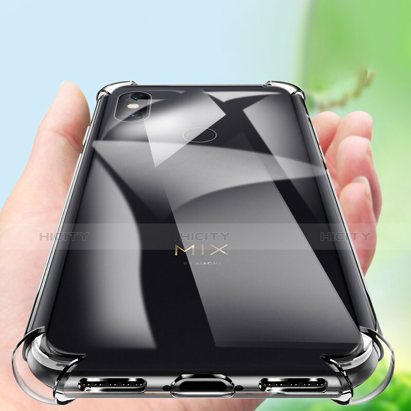 Silikon Schutzhülle Ultra Dünn Tasche Durchsichtig Transparent T06 für Xiaomi Mi Mix 3 Klar Plus