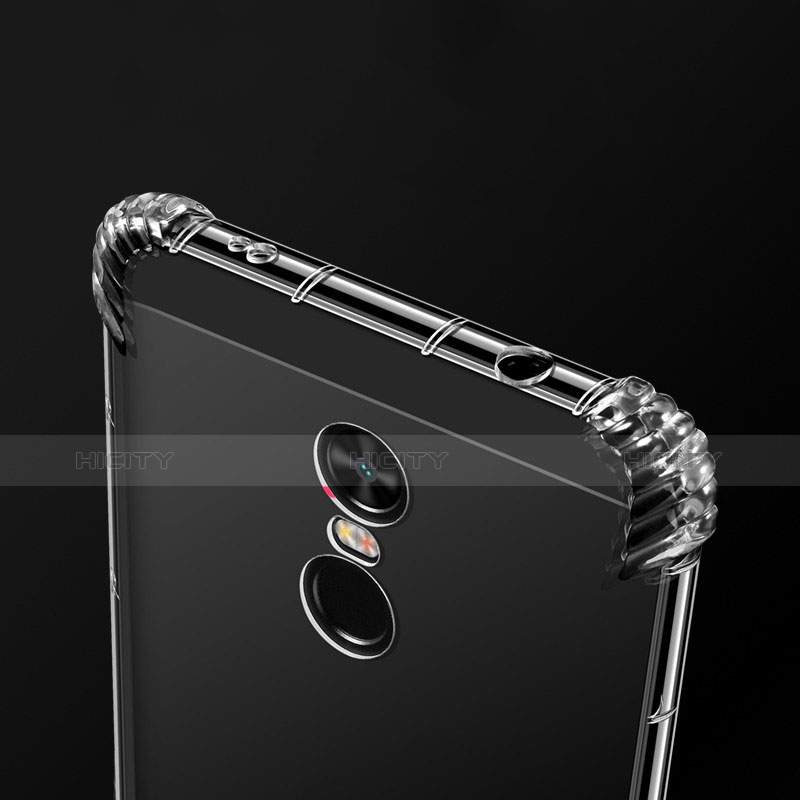 Silikon Schutzhülle Ultra Dünn Tasche Durchsichtig Transparent T06 für Xiaomi Redmi Note 4X Klar