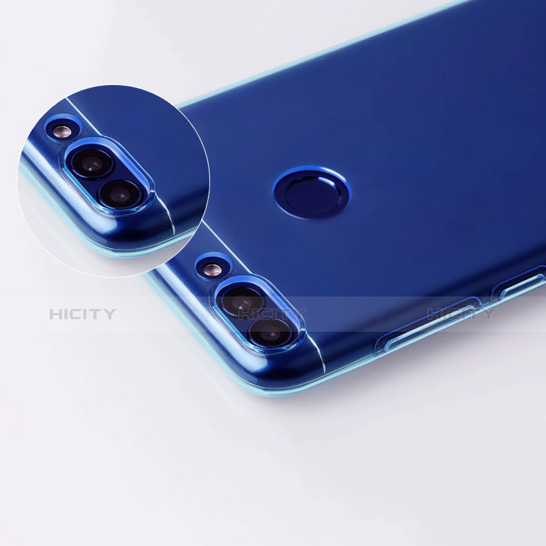 Silikon Schutzhülle Ultra Dünn Tasche Durchsichtig Transparent T07 für Huawei Enjoy 7S Klar groß