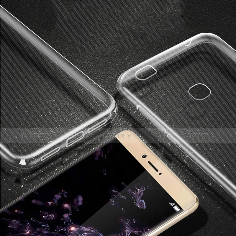 Silikon Schutzhülle Ultra Dünn Tasche Durchsichtig Transparent T07 für Huawei Honor V8 Max Klar groß