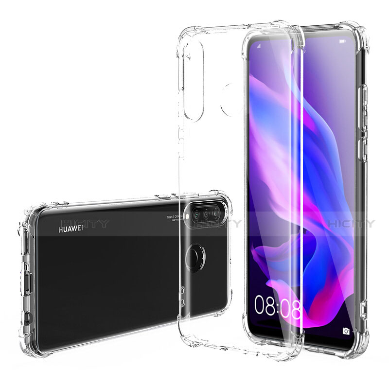 Silikon Schutzhülle Ultra Dünn Tasche Durchsichtig Transparent T07 für Huawei P30 Lite New Edition Klar