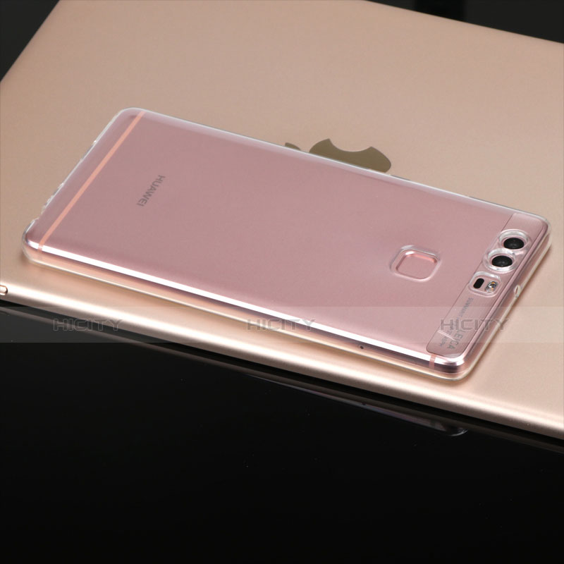 Silikon Schutzhülle Ultra Dünn Tasche Durchsichtig Transparent T07 für Huawei P9 Klar groß