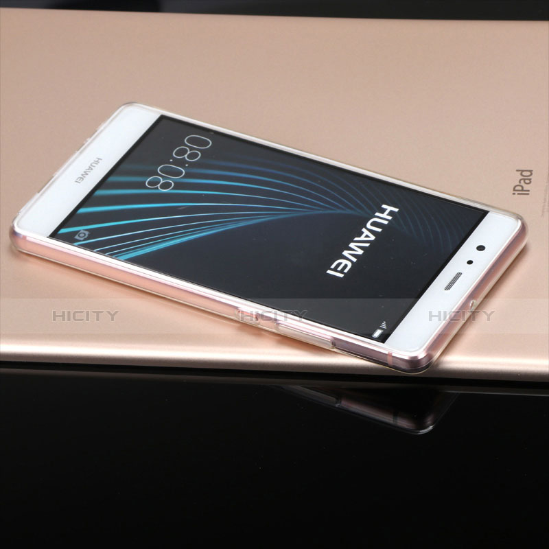 Silikon Schutzhülle Ultra Dünn Tasche Durchsichtig Transparent T07 für Huawei P9 Klar groß