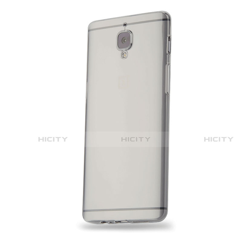 Silikon Schutzhülle Ultra Dünn Tasche Durchsichtig Transparent T07 für OnePlus 3T Klar groß