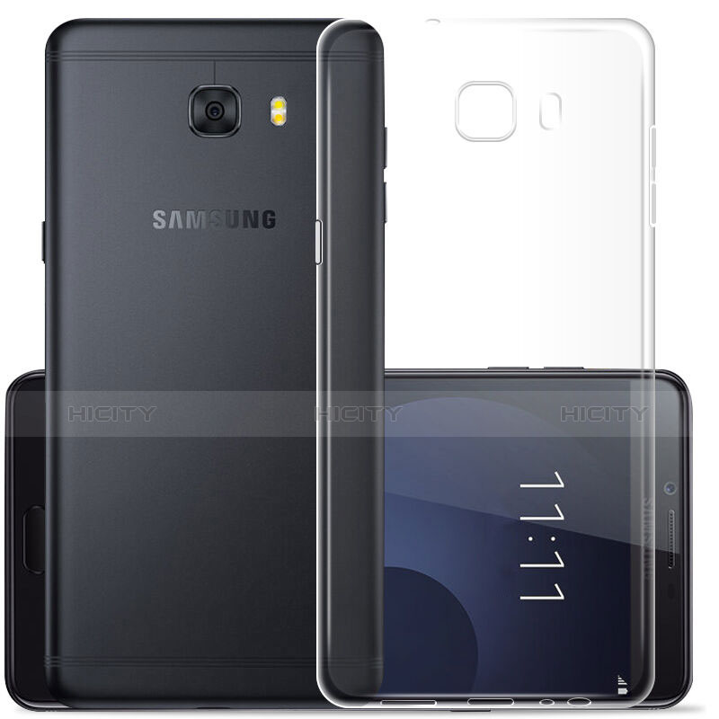Silikon Schutzhülle Ultra Dünn Tasche Durchsichtig Transparent T07 für Samsung Galaxy C5 Pro C5010 Klar Plus