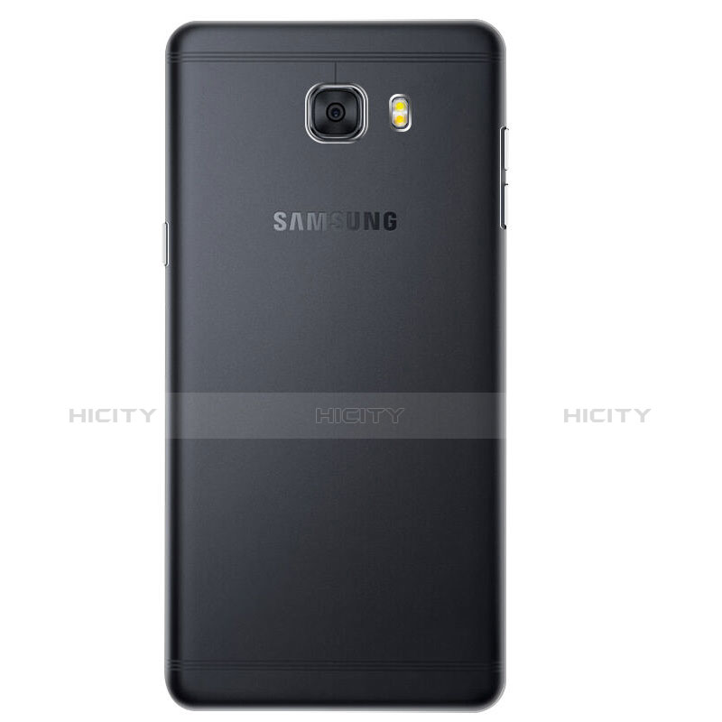 Silikon Schutzhülle Ultra Dünn Tasche Durchsichtig Transparent T07 für Samsung Galaxy C7 Pro C7010 Klar groß