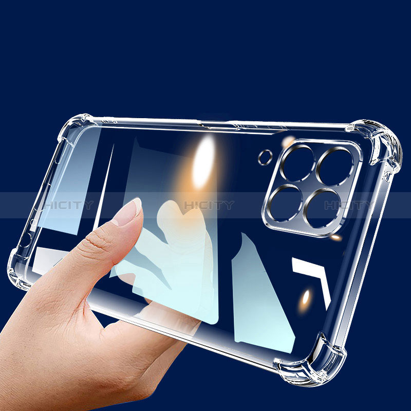 Silikon Schutzhülle Ultra Dünn Tasche Durchsichtig Transparent T07 für Samsung Galaxy M12 Klar