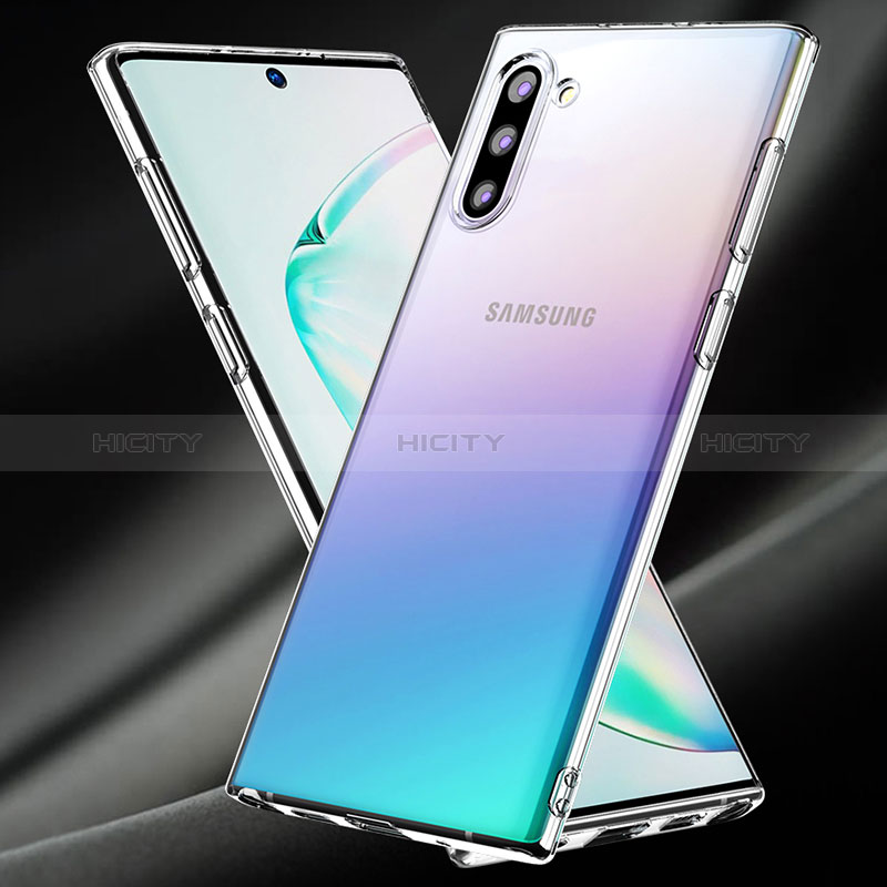 Silikon Schutzhülle Ultra Dünn Tasche Durchsichtig Transparent T07 für Samsung Galaxy Note 10 5G Klar