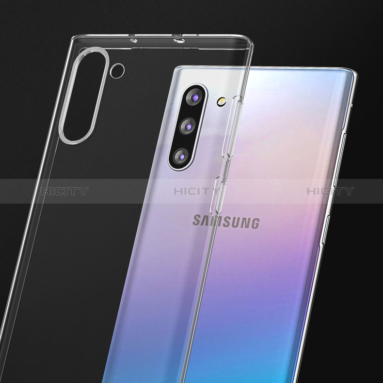 Silikon Schutzhülle Ultra Dünn Tasche Durchsichtig Transparent T07 für Samsung Galaxy Note 10 5G Klar