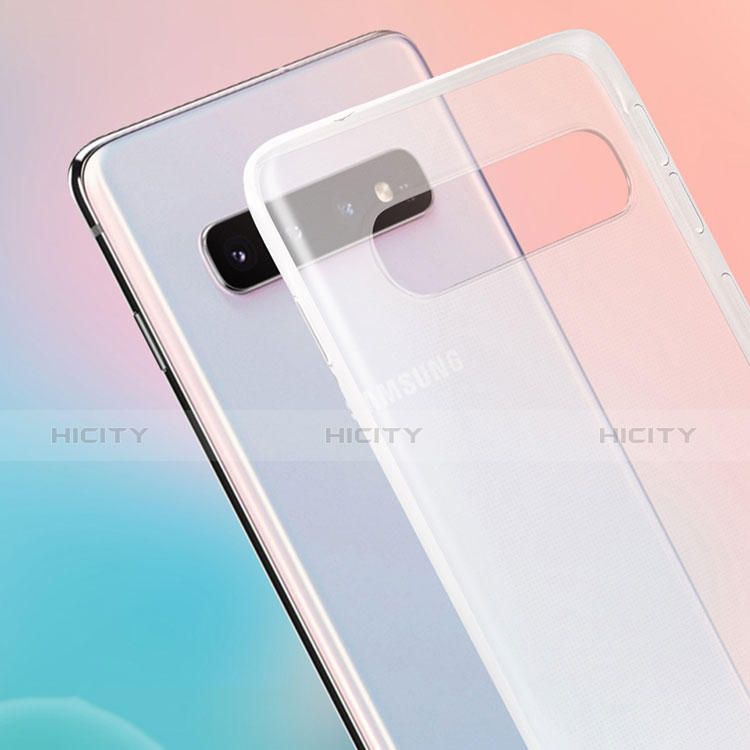 Silikon Schutzhülle Ultra Dünn Tasche Durchsichtig Transparent T07 für Samsung Galaxy S10 Plus Klar