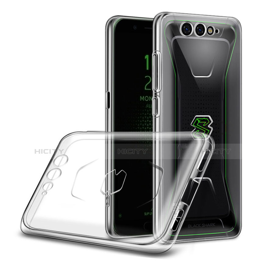 Silikon Schutzhülle Ultra Dünn Tasche Durchsichtig Transparent T07 für Xiaomi Black Shark Klar groß