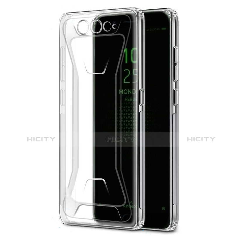 Silikon Schutzhülle Ultra Dünn Tasche Durchsichtig Transparent T07 für Xiaomi Black Shark Klar groß