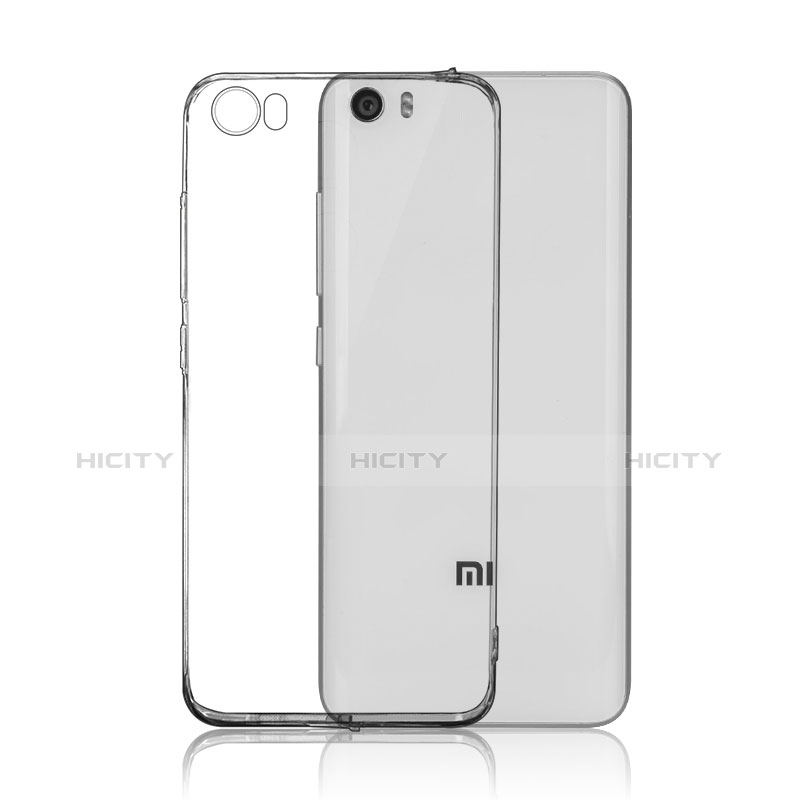 Silikon Schutzhülle Ultra Dünn Tasche Durchsichtig Transparent T07 für Xiaomi Mi 5 Klar groß