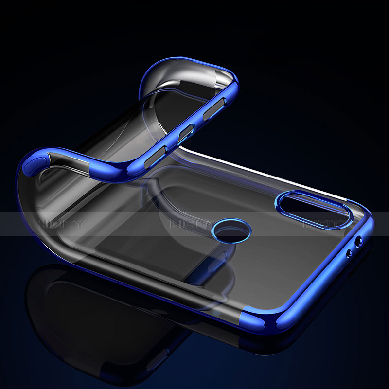 Silikon Schutzhülle Ultra Dünn Tasche Durchsichtig Transparent T07 für Xiaomi Mi 6X Blau