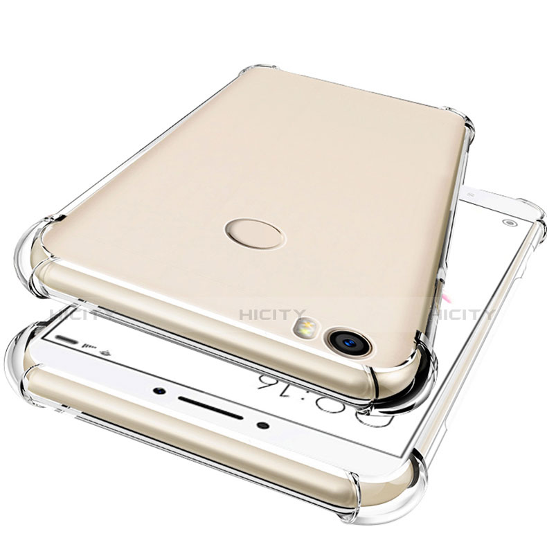 Silikon Schutzhülle Ultra Dünn Tasche Durchsichtig Transparent T07 für Xiaomi Mi Max Klar groß