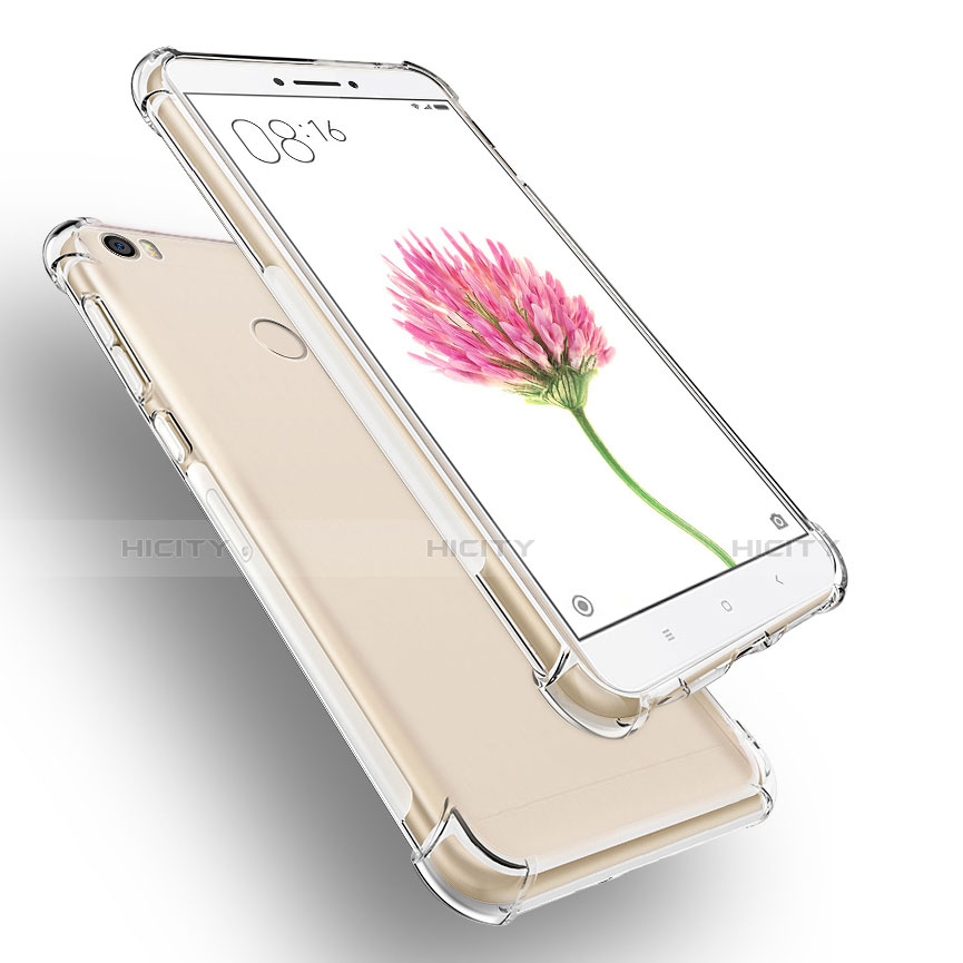 Silikon Schutzhülle Ultra Dünn Tasche Durchsichtig Transparent T07 für Xiaomi Mi Max Klar groß