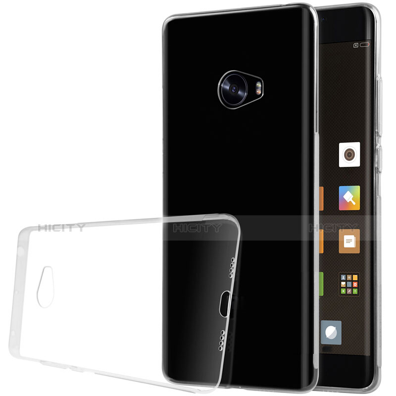 Silikon Schutzhülle Ultra Dünn Tasche Durchsichtig Transparent T07 für Xiaomi Mi Note 2 Special Edition Klar Plus