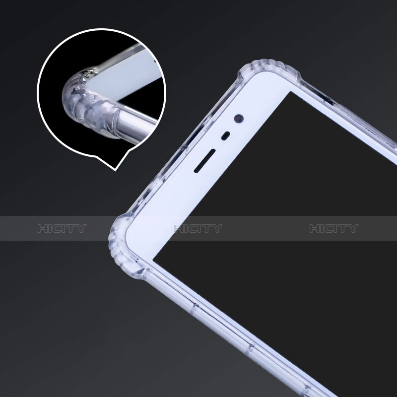 Silikon Schutzhülle Ultra Dünn Tasche Durchsichtig Transparent T07 für Xiaomi Redmi Note 3 Klar groß