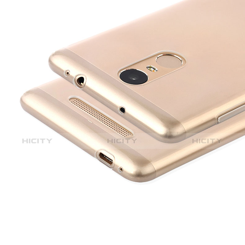 Silikon Schutzhülle Ultra Dünn Tasche Durchsichtig Transparent T07 für Xiaomi Redmi Note 4 Standard Edition Klar groß