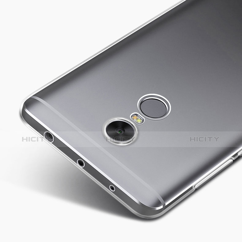 Silikon Schutzhülle Ultra Dünn Tasche Durchsichtig Transparent T07 für Xiaomi Redmi Note 4X High Edition Klar groß