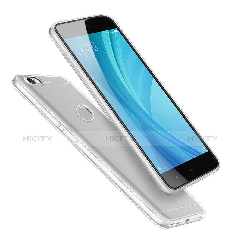 Silikon Schutzhülle Ultra Dünn Tasche Durchsichtig Transparent T07 für Xiaomi Redmi Note 5A Pro Klar groß