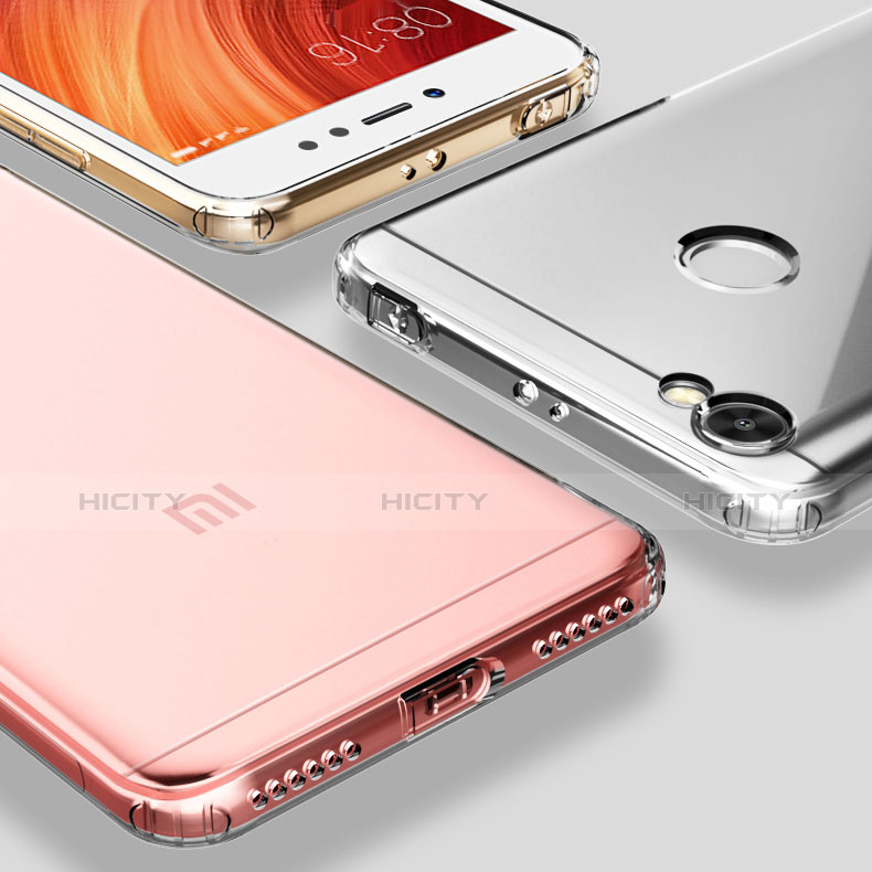 Silikon Schutzhülle Ultra Dünn Tasche Durchsichtig Transparent T07 für Xiaomi Redmi Note 5A Pro Klar groß