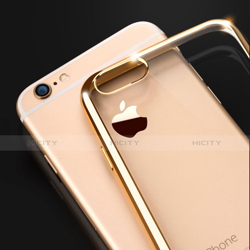 Silikon Schutzhülle Ultra Dünn Tasche Durchsichtig Transparent T08 für Apple iPhone 6
