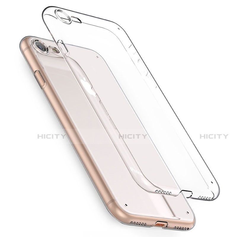 Silikon Schutzhülle Ultra Dünn Tasche Durchsichtig Transparent T08 für Apple iPhone SE (2020) Klar