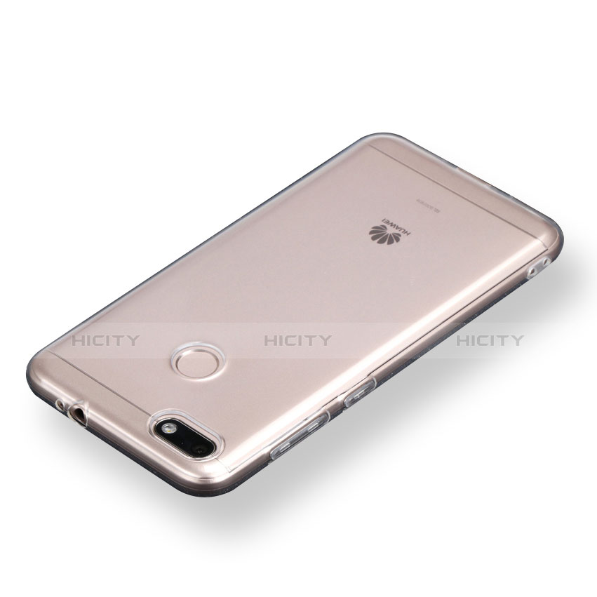 Silikon Schutzhülle Ultra Dünn Tasche Durchsichtig Transparent T08 für Huawei Enjoy 7 Klar