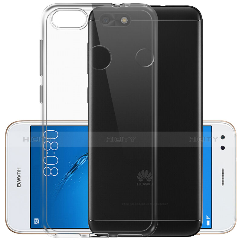 Silikon Schutzhülle Ultra Dünn Tasche Durchsichtig Transparent T08 für Huawei Enjoy 7 Klar