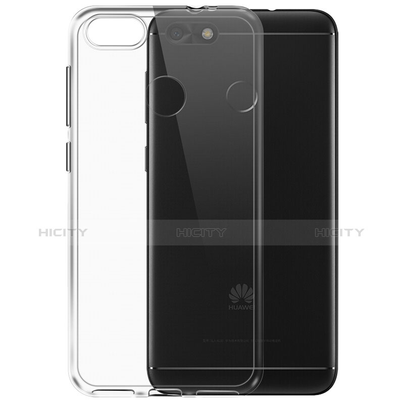 Silikon Schutzhülle Ultra Dünn Tasche Durchsichtig Transparent T08 für Huawei Enjoy 7 Klar groß