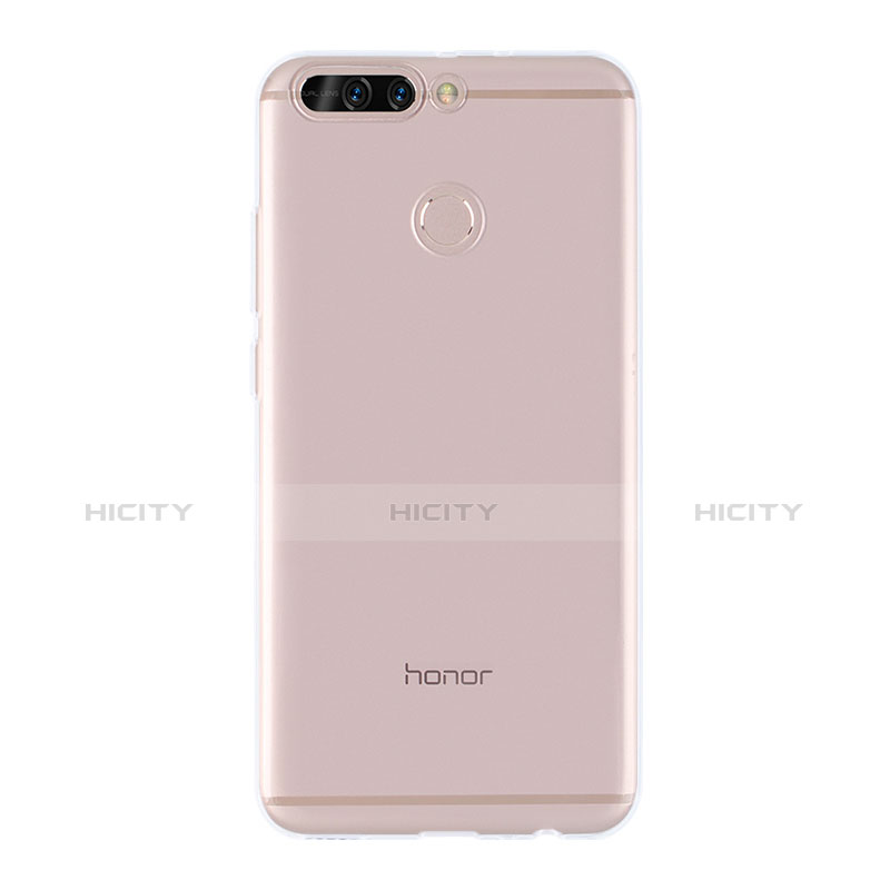 Silikon Schutzhülle Ultra Dünn Tasche Durchsichtig Transparent T08 für Huawei Honor 8 Pro Klar groß