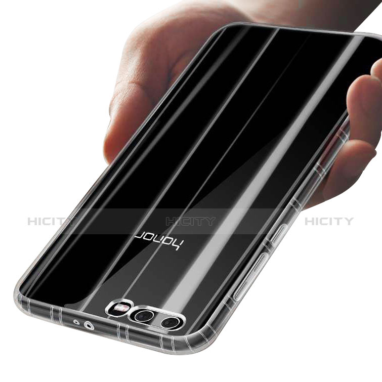 Silikon Schutzhülle Ultra Dünn Tasche Durchsichtig Transparent T08 für Huawei Honor 9 Klar groß