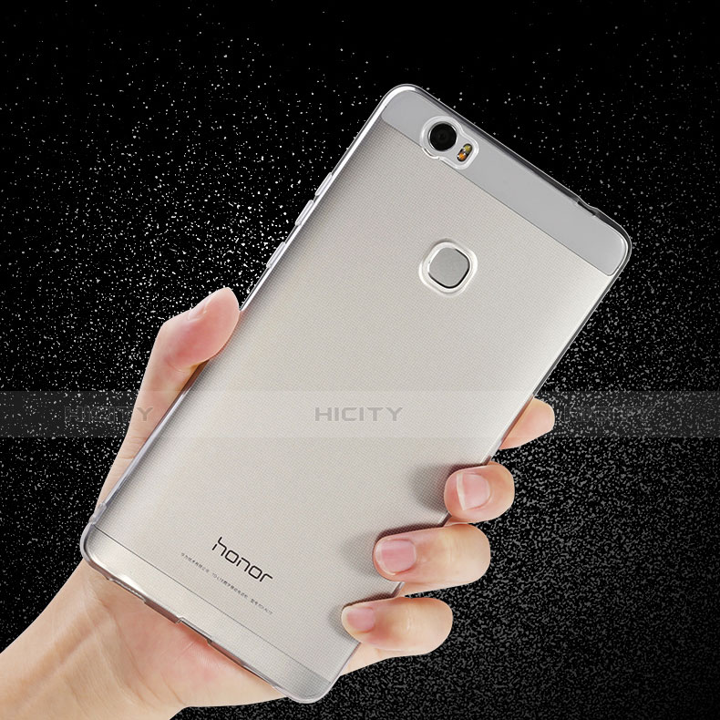 Silikon Schutzhülle Ultra Dünn Tasche Durchsichtig Transparent T08 für Huawei Honor Note 8 Klar groß