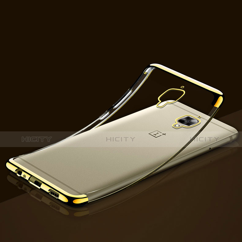 Silikon Schutzhülle Ultra Dünn Tasche Durchsichtig Transparent T08 für OnePlus 3 Klar