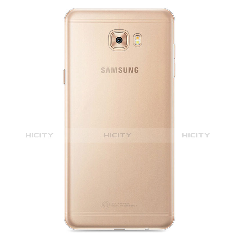 Silikon Schutzhülle Ultra Dünn Tasche Durchsichtig Transparent T08 für Samsung Galaxy C5 Pro C5010 Klar groß