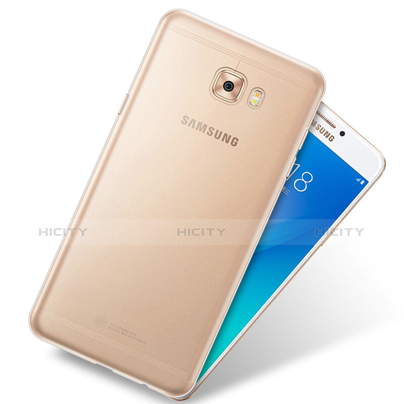 Silikon Schutzhülle Ultra Dünn Tasche Durchsichtig Transparent T08 für Samsung Galaxy C5 Pro C5010 Klar