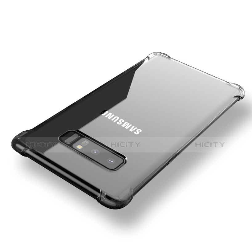 Silikon Schutzhülle Ultra Dünn Tasche Durchsichtig Transparent T08 für Samsung Galaxy Note 8 Duos N950F Klar