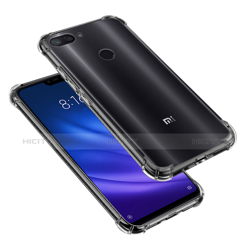 Silikon Schutzhülle Ultra Dünn Tasche Durchsichtig Transparent T08 für Xiaomi Mi 8 Lite Klar groß