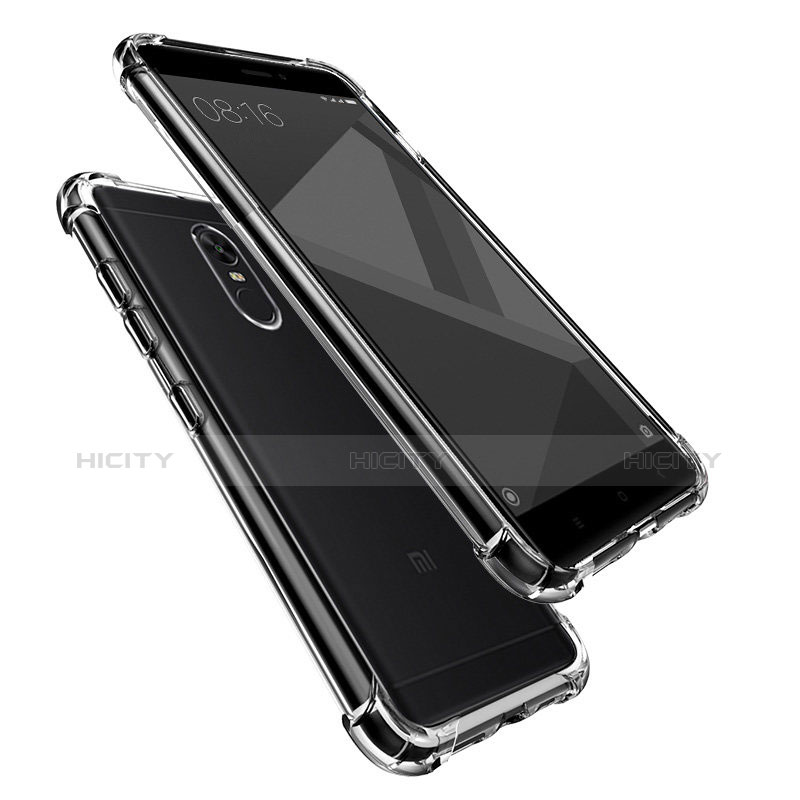 Silikon Schutzhülle Ultra Dünn Tasche Durchsichtig Transparent T08 für Xiaomi Redmi Note 4 Klar groß