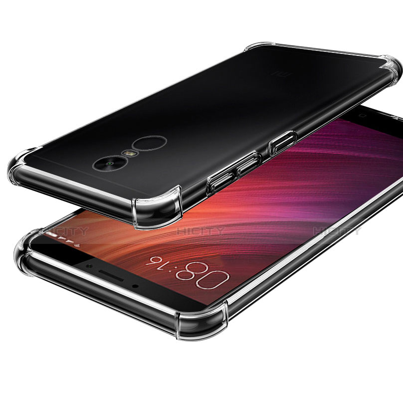 Silikon Schutzhülle Ultra Dünn Tasche Durchsichtig Transparent T08 für Xiaomi Redmi Note 4X High Edition Klar Plus
