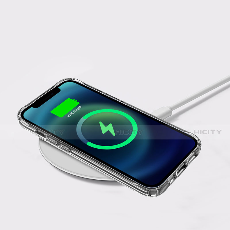 Silikon Schutzhülle Ultra Dünn Tasche Durchsichtig Transparent T09 für Apple iPhone 13 Pro Max Klar groß