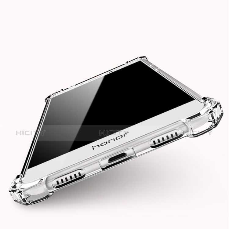 Silikon Schutzhülle Ultra Dünn Tasche Durchsichtig Transparent T09 für Huawei Honor 6X Pro Klar groß
