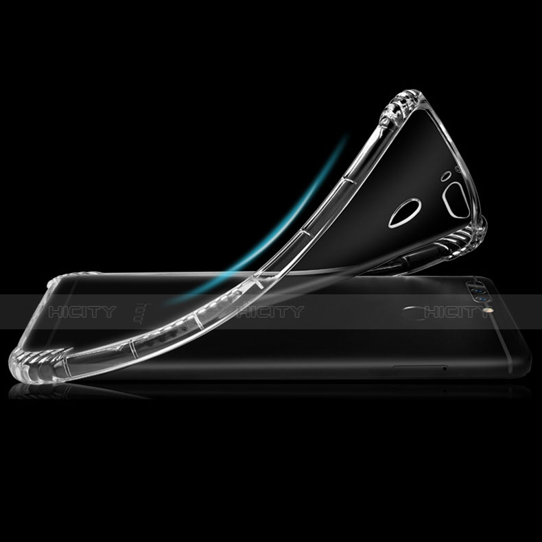 Silikon Schutzhülle Ultra Dünn Tasche Durchsichtig Transparent T09 für Huawei Honor 8 Pro Klar groß