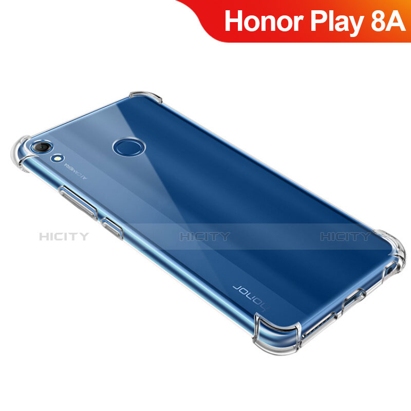 Silikon Schutzhülle Ultra Dünn Tasche Durchsichtig Transparent T09 für Huawei Honor Play 8A Klar