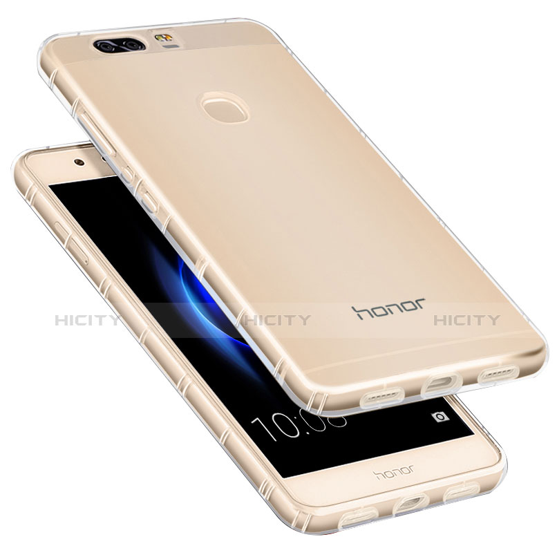Silikon Schutzhülle Ultra Dünn Tasche Durchsichtig Transparent T09 für Huawei Honor V8 Klar Plus