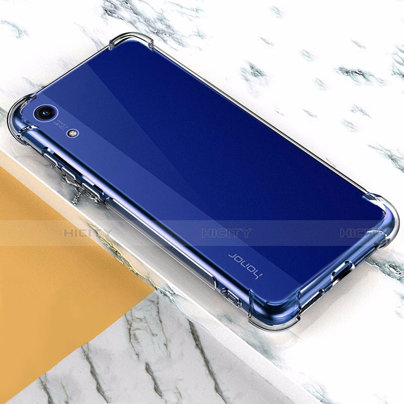 Silikon Schutzhülle Ultra Dünn Tasche Durchsichtig Transparent T09 für Huawei Y6 Prime (2019) Klar groß