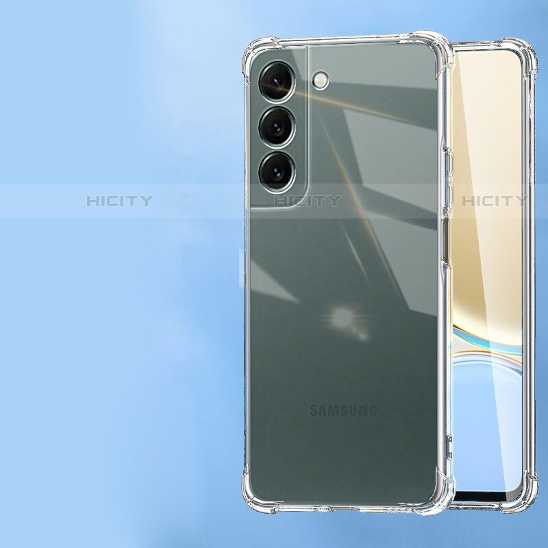 Silikon Schutzhülle Ultra Dünn Tasche Durchsichtig Transparent T09 für Samsung Galaxy S21 FE 5G Klar