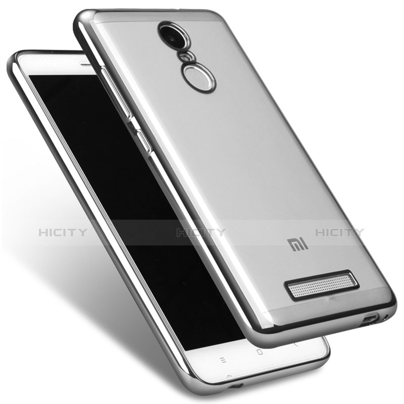 Silikon Schutzhülle Ultra Dünn Tasche Durchsichtig Transparent T09 für Xiaomi Redmi Note 3 Klar Plus