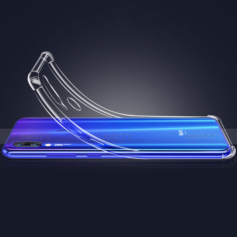 Silikon Schutzhülle Ultra Dünn Tasche Durchsichtig Transparent T09 für Xiaomi Redmi Note 7 Klar